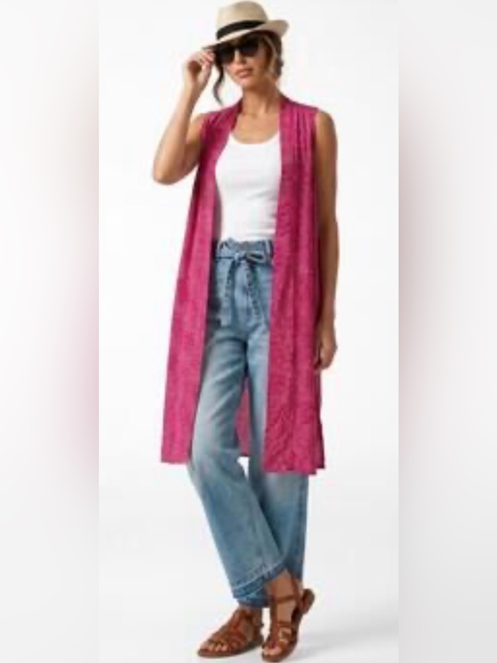 LuLaRoe Pink Patterned Women's Top